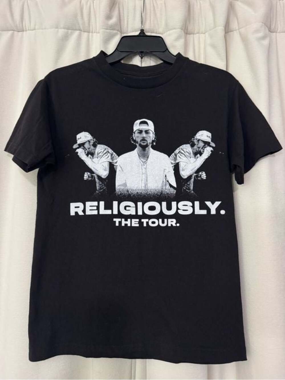 Men's Black Bailey Zimmerman 'Religiously. 2024 The Tour.' Graphic Tee